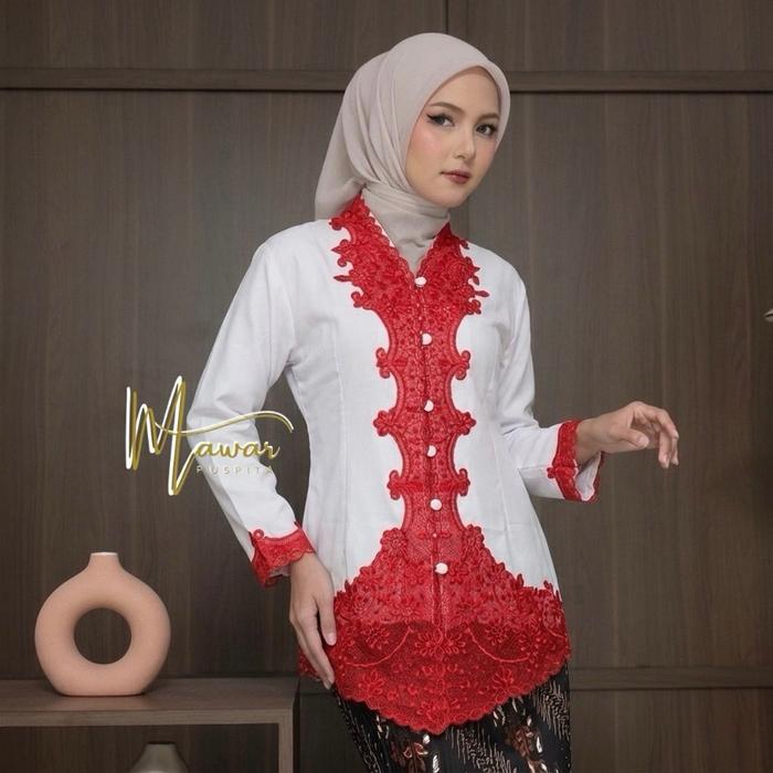 Kebaya Encim Sunda Edisi Kemerdekaan Merah Putih