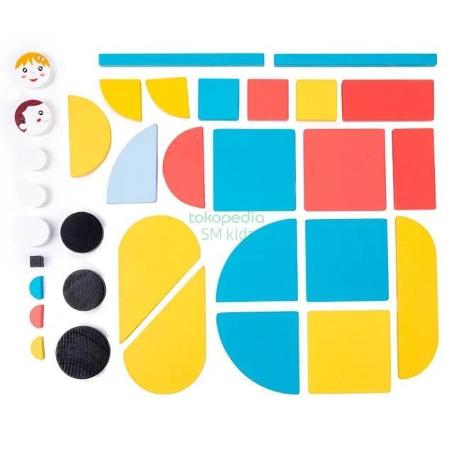 Fun Puzzle Building Block/Wooden Puzzle Building Block/Puzzle Kayu