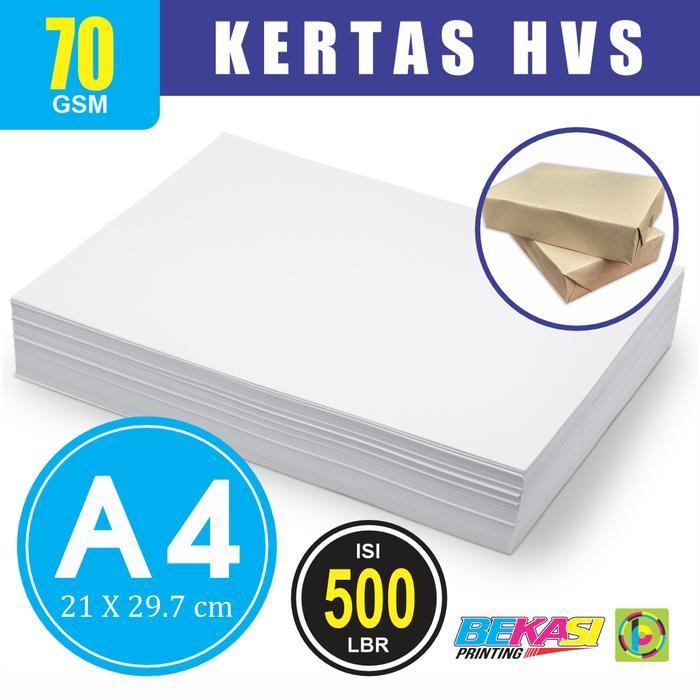 1 RIM Kertas A4 - Woodfree Paper HVS 70 GSM