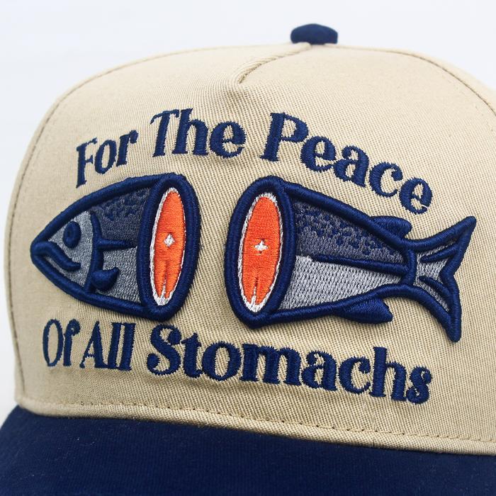 Premium Topi Baseball Bordir Allhood - For The Peace Of All Stomachs/ Topi Bisbal / Topi Original