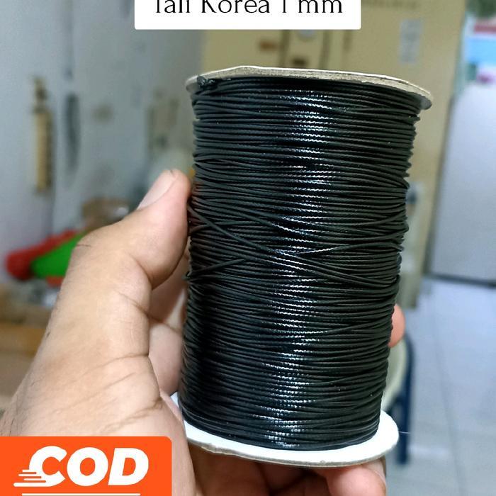 5 Meter Tali Korea Hitam 1mm