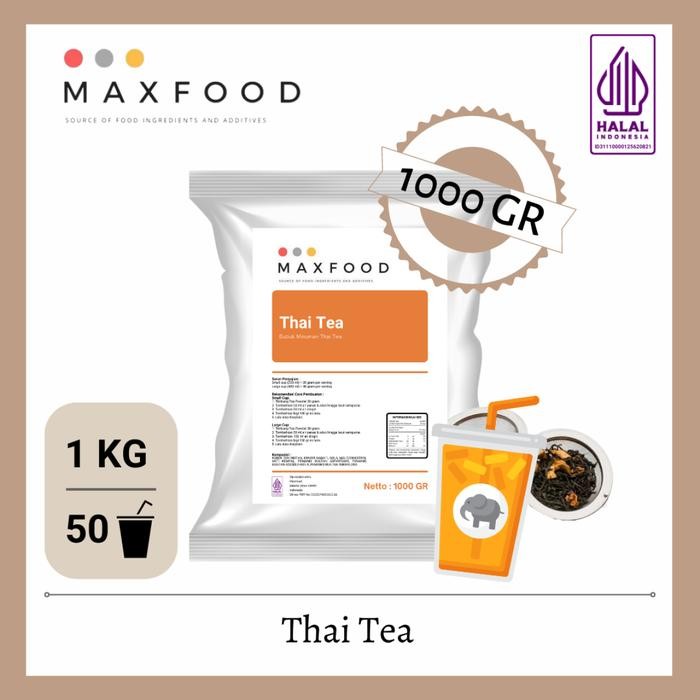 

oW.galiban - Thai Tea Powder Drink 1KG + Gula - Bubuk Minuman Rasa Teh Tarik Thailand