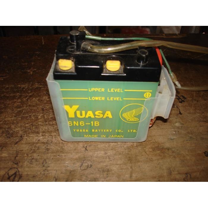Accu 6N6 1B Honda Cs90 S90Z Cb100 Cg125 Yuasa Original Honda Japan