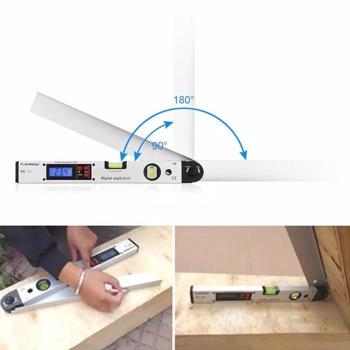 Alat Pengukur Sudut Waterpass Digital 16 Inch