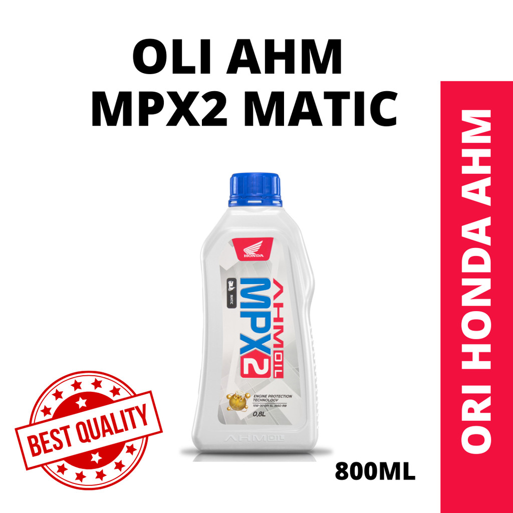 Oli Mpx 2 matic 800 ml Pelumas motor Honda Beat fi Vario fi Scoopy fi Spacy fi Genio Vario 150 dll