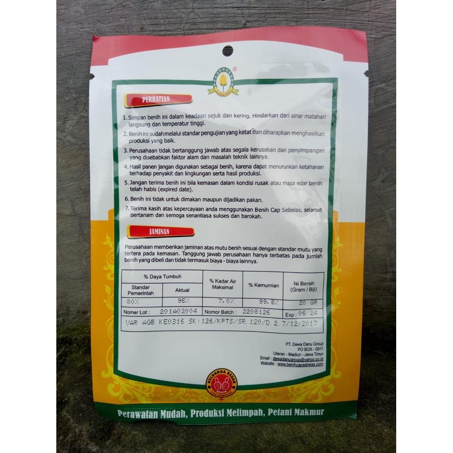 BERMUTU Benih Timun Lumintu Gold F1 20 gram