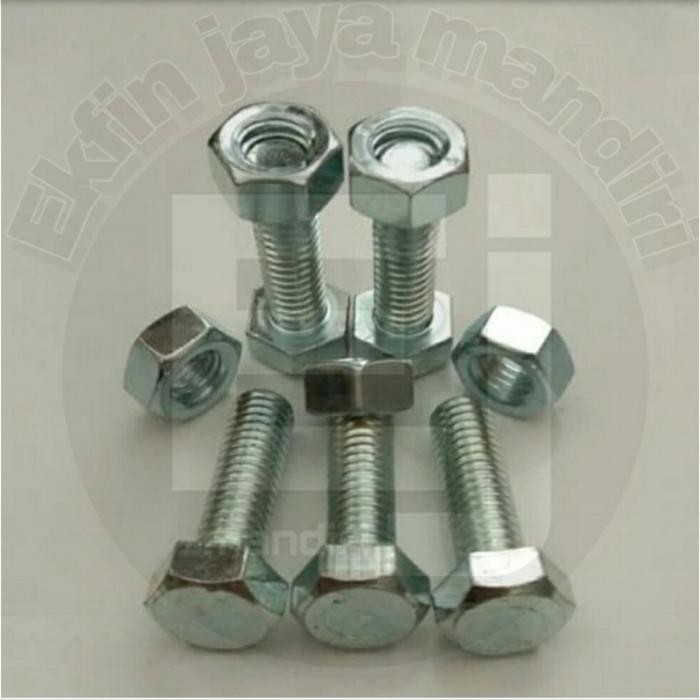 BAUT M8 X 30 MM / 100PCS GALVANIS