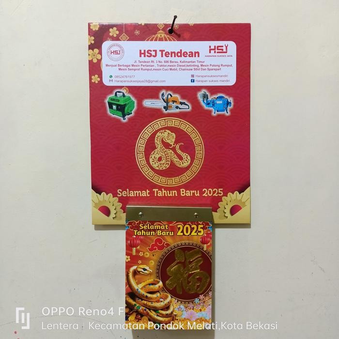 

kalender harian sobek plus tatakan custum