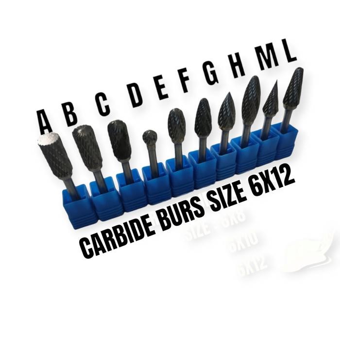 Bosch Indo - Mata Bor Grinda Gurinda Cuner Tuner Cun As 6 X 12 Mm Carbide Bur Ecer