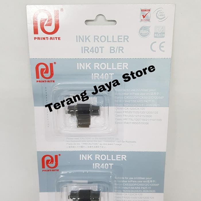

Print-Rite Tinta Kalkulator Casio IR-40T Ink Roller Print-Rite IR40T Ink Roller Printrite IR40T