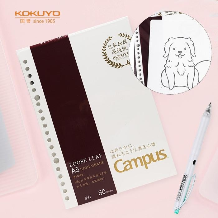 

KOKUYO A5 Kertas Loose Leaf 50 lembar 1 buku WCN-CLH3515