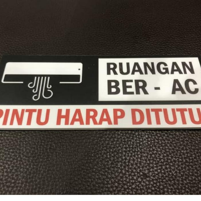 

AKRILIK SIGN P=30 CM TUTUP PINTU AC BOARD TULISAN ATURAN RUMAHAN BESAR
