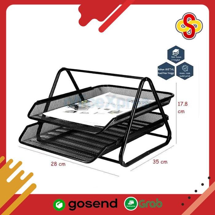 

RAK 2 SUSUN BESI / DOCUMENT TRAY BESI / RAK FILE DOKUMEN COMBO
