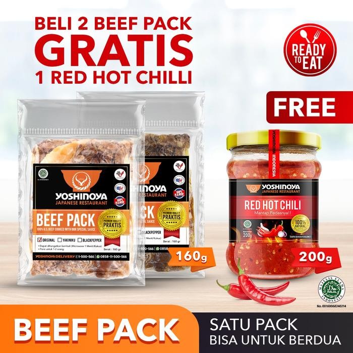 

Pilihan- 2 Beef Pack Free 1 Chili