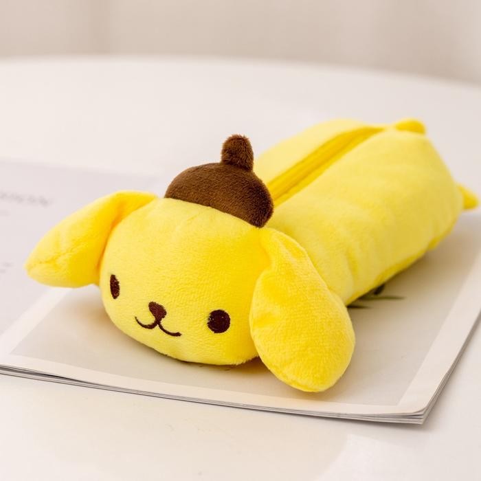 

KOTAK PENSIL TEMPAT ALAT TULIS BONEKA CINNAMOROLL KUROMI MELODY SANRIO POMPOMPURIN POCHACCO DOG ATK