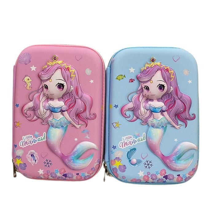 

KOTAK PENSIL TEMPAT PENSIL LITTLE MERMAID 3D TIMBUL 6D HARDTOP MERMAID TIMBUL KADO ULTAH ANAK
