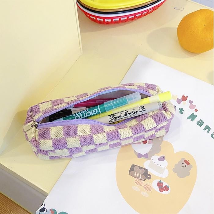 

TAS PENSIL RAJUTAN MESH INS KOTAK PENSIL TAS PENSIL KOREA KAPASITAS BESAR TAS KOSMETIK PERJALANAN -