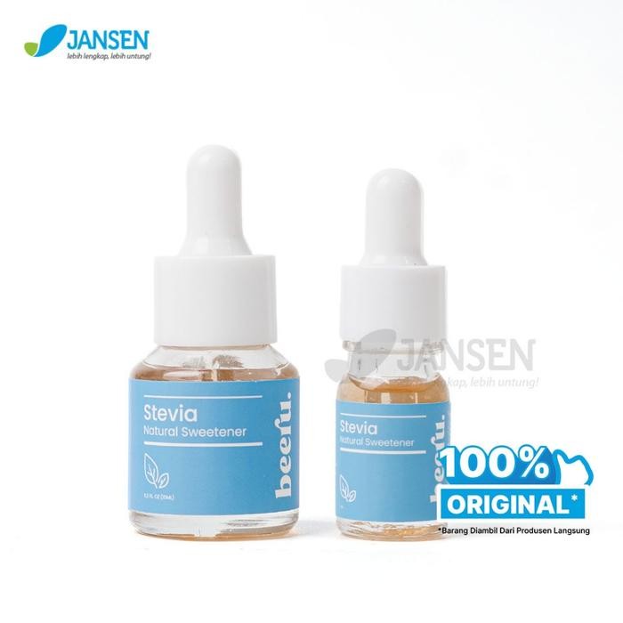 

ORIGINAL Beeru Stevia Natural Sweetener Pemanis Alami 5 ml dan 15 ml Gula C Tetes Diabetes READY
