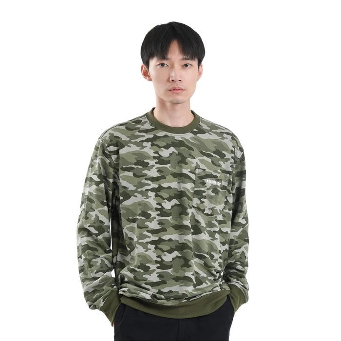 Pilihan- Roughneck Ss270 Olive Camo Jossie Crewneck