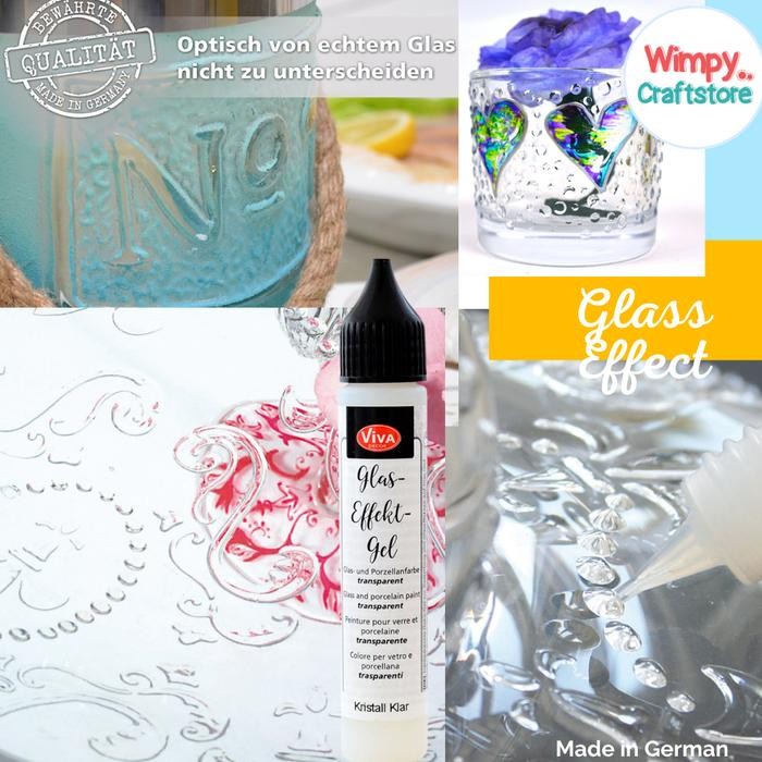 

NEW PRODUK VIVA DECOR GLASS EFFECT GEL CRYSTAL CAT TINTA TIMBUL KACA GELAS RELIEF MAWAR-89