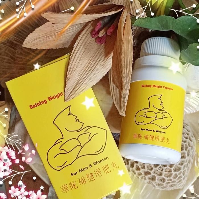 Herbal Gemuk Gaining Weight Capsule Suplemen Penambah Berat Badan Alami Untuk Pria Wanita