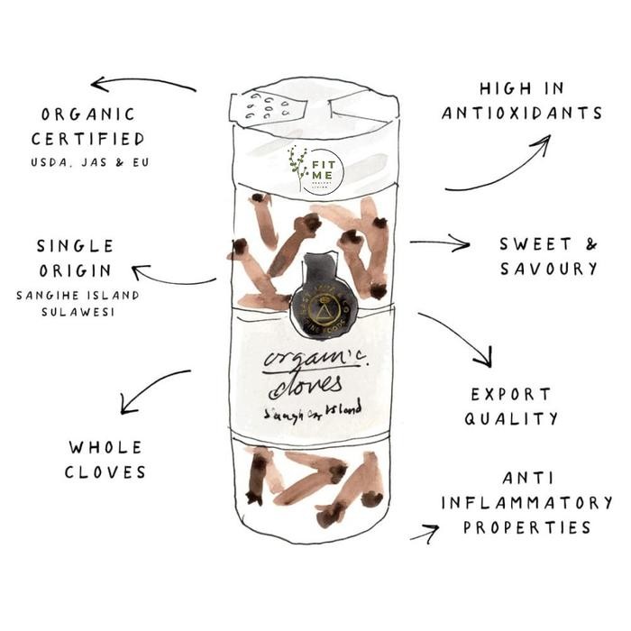 

EAST JAVA & CO ORGANIC WHOLE CLOVES - 40G