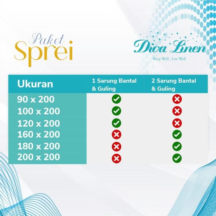 Pilihan- Diva Linen Sarung Bantal Dan Guling - Benang Kain Microtex Motif Kotak Kotak Earl