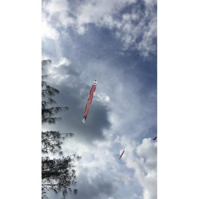 LAYANGAN JANGGAN BALI LEBAR 15 TOPENG RIASAN BISA DI LIPAT