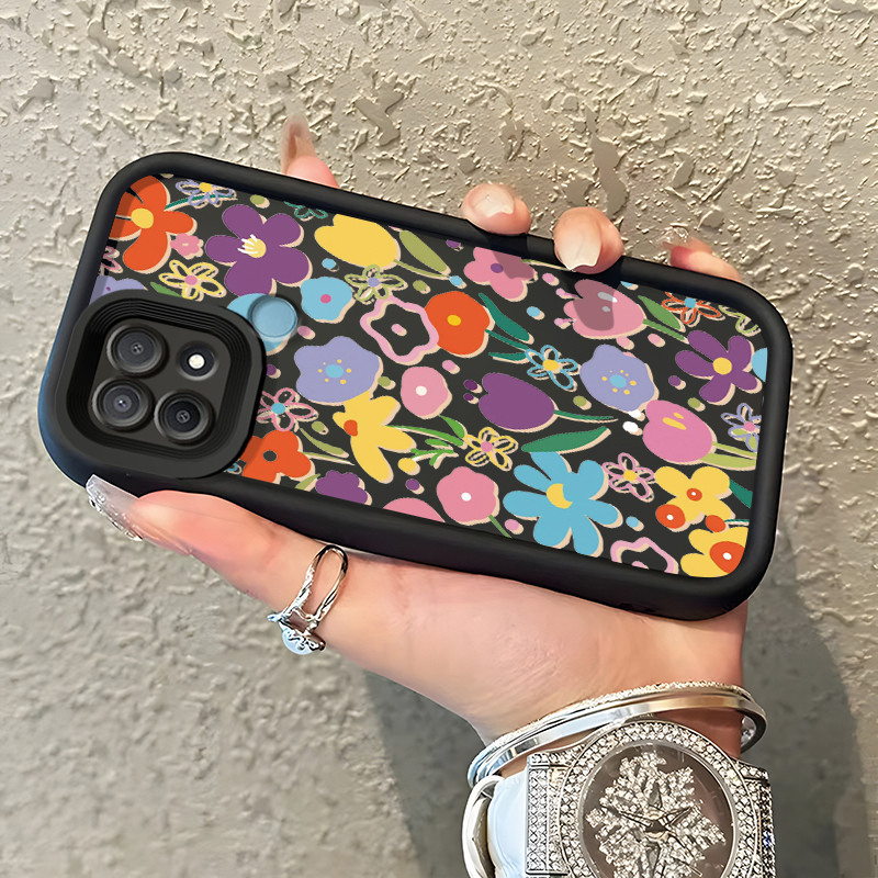 Casing Hp OPPO A15 A15s A35 Case Softcase Kesing Dunia Penuh Warna Casing silikon Cantik kasing HP