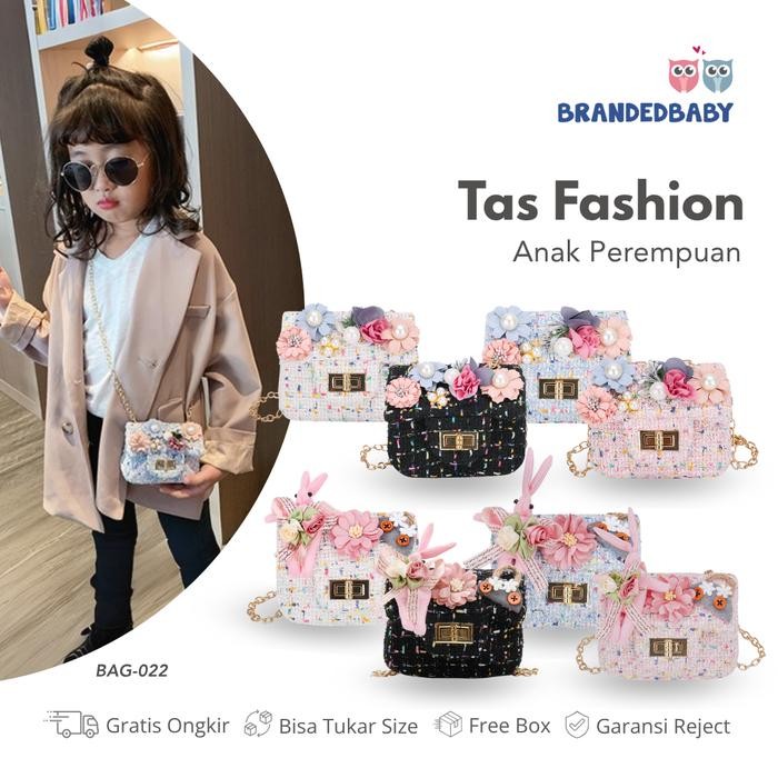 [Brandedbaby] Tas Fashion Anak Perempuan / Tas Fashion Korea Anak Perempuan / Tas Selempang Anak