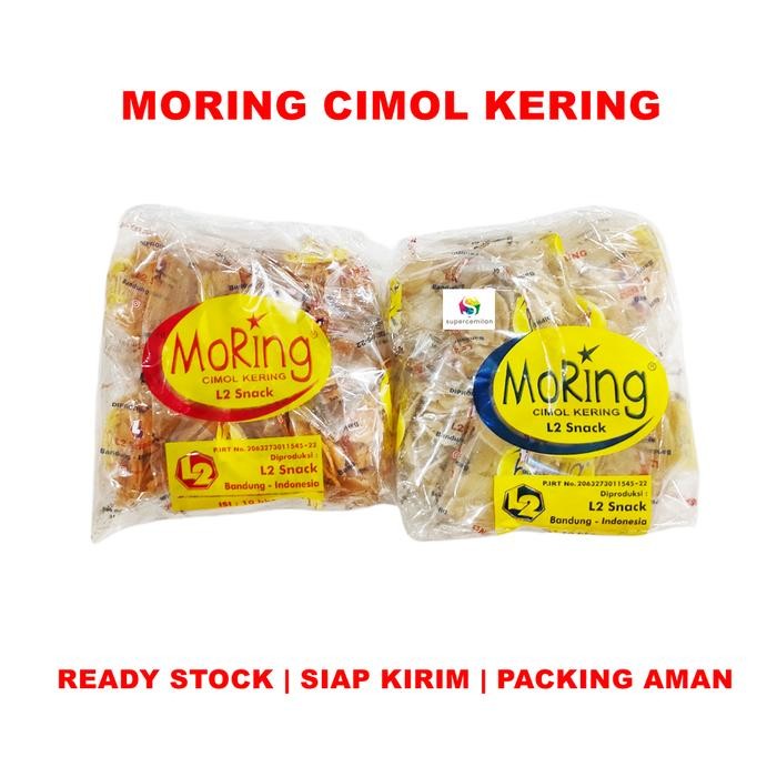 

New Moring Cimol Kering L2 Snack Pedas / Original MINI (isi 10 pcs) PACK
