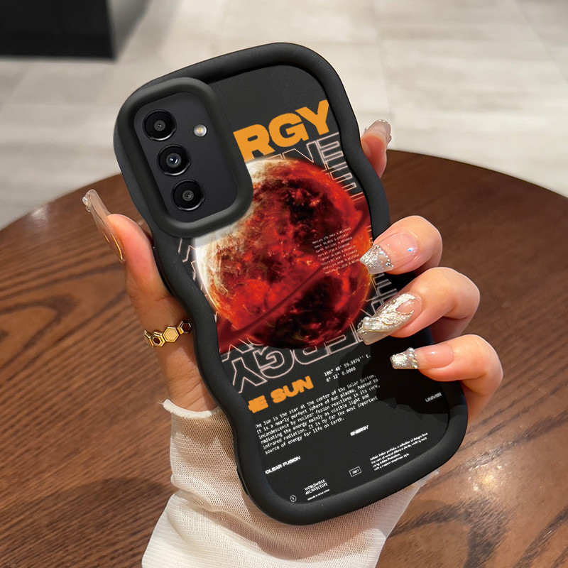 Casing Untuk Samsung A24 Case Softcase Kesing ponsel Mars Ungu pola Casing silikon Cantik kasing HP