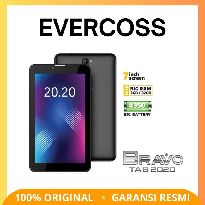Pilihan- Evercoss Bravo Tab / U70C / 3/32Gb - Garansi Resmi Evercoss