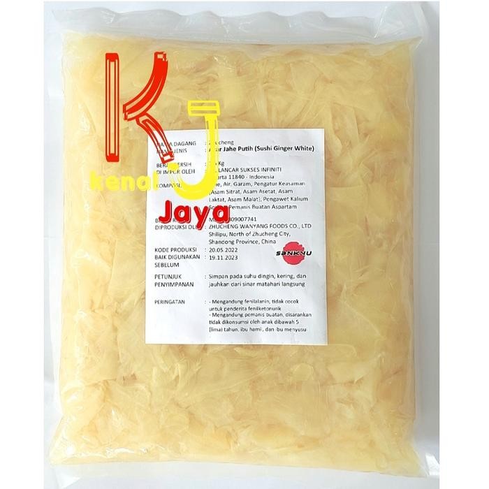 

Pilihan- Sushi Gari White / Ginger White Tokusen 1,5Kg Nishimoto