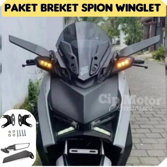 Breket Spion NEW XMAX Connected 2023 Paket Spion Winglet New Xmax