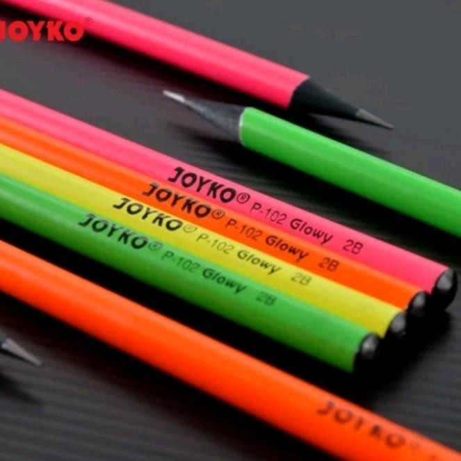 

OJ Pensil 2B Joyko P-102 Glowy (12 pcs) pencil
