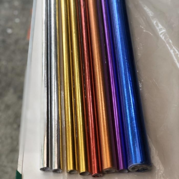 

kertas metalik gold/silver/merah/biru/hijau/ungu/kuning (perpak)