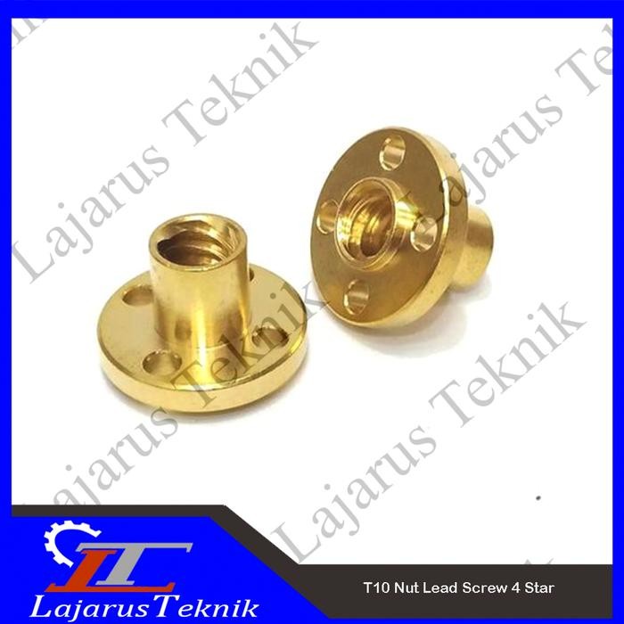 Pilihan- T10 Nut Lead Screw 4 Star / Tapezoidal