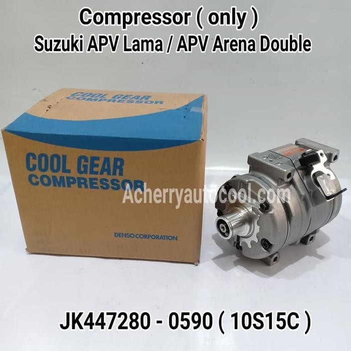 Compressor Kompressor Dinamo Ac Mobil Suzuki Apv Lama/Apv Arena Double