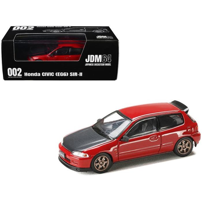 Pilihan- Hobby Japan Honda Civic Eg6 Sir Ii Eg Estilo Jdm Style Milano Red Merah Kap Hitam