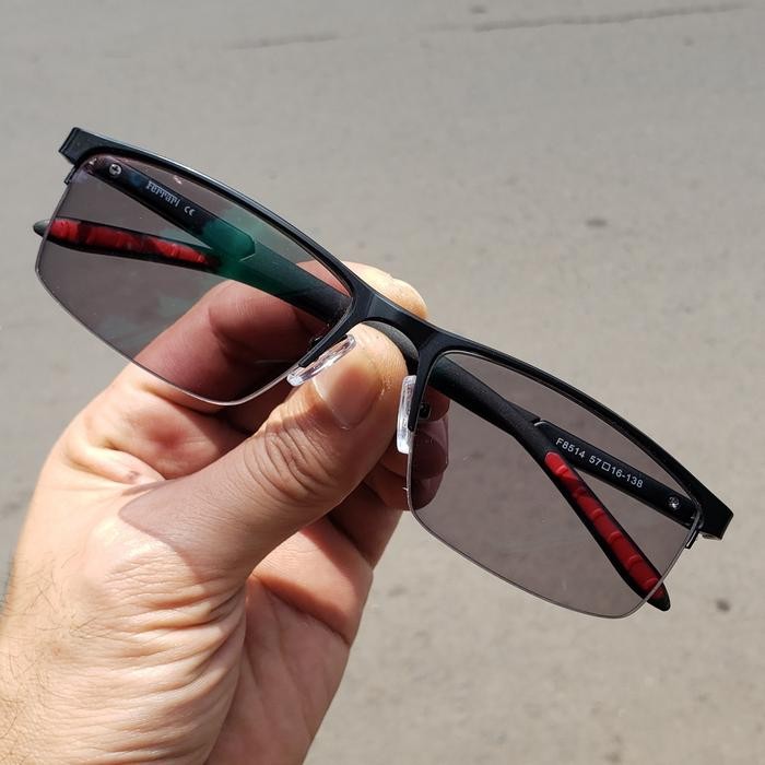 Kacamata Progressive Photochromic Blueray Bluecromic F8514