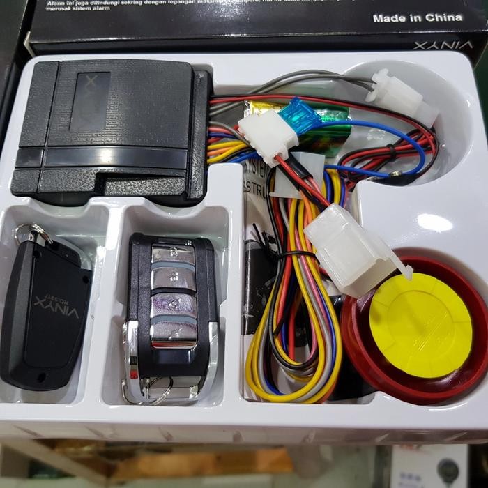 Alarm Vinyx Motor Injeksi Plus Remote Dan Baterai Cadangan