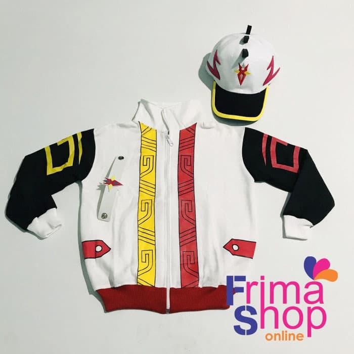 Carvil Kids - Topi + Jaket Sweater Anak Boboiboy Supra