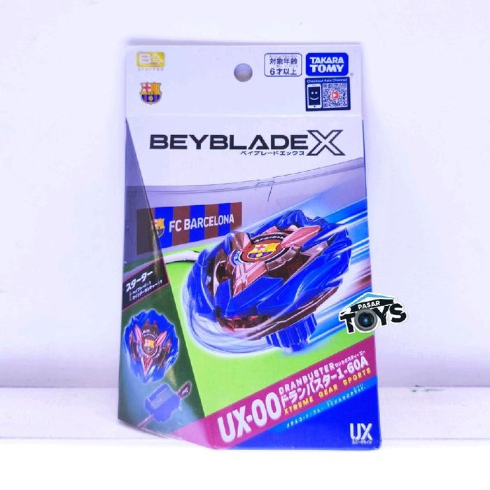 Terlaris BeybladeX Beyblade X Starter Dran Buster 1-60A (Metal Coat: Blue FC Barcelona Ver.) UX-00