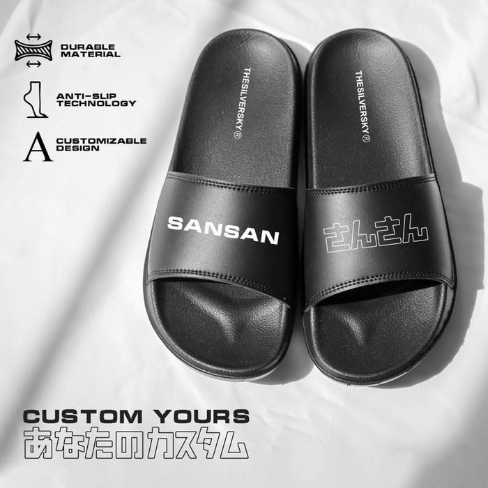 Brodo - Slides Custom Reflective Sandal Slip On