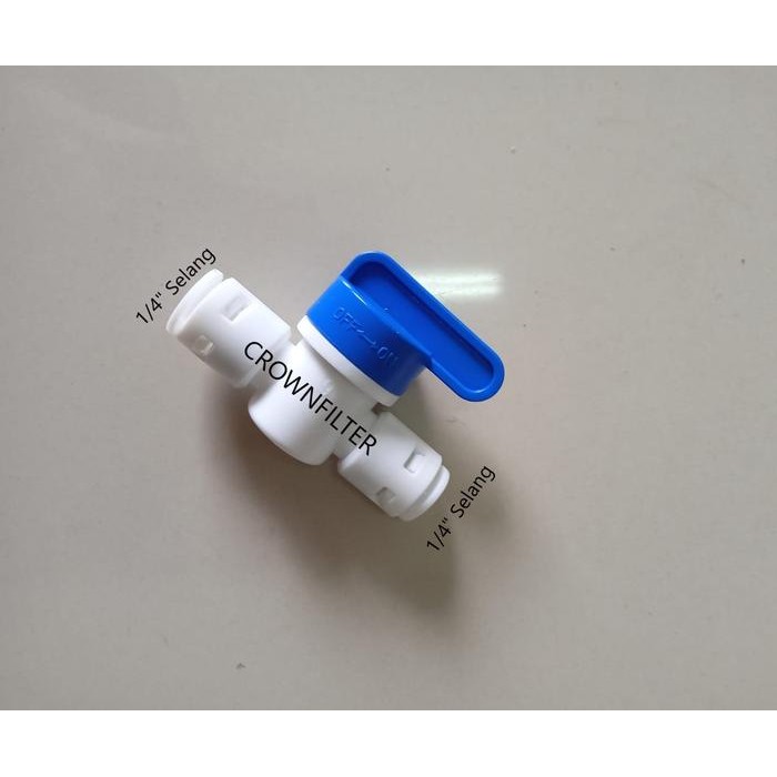New Ball Valve / Stop Kran 1/4" RO