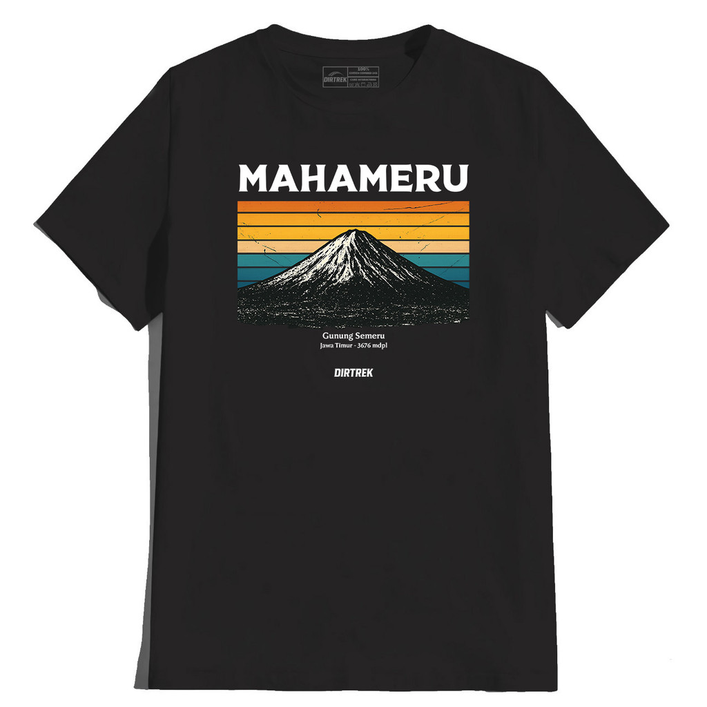 DIRTREK Kaos Pendaki Gunung Semeru Adventure Camping Hiking