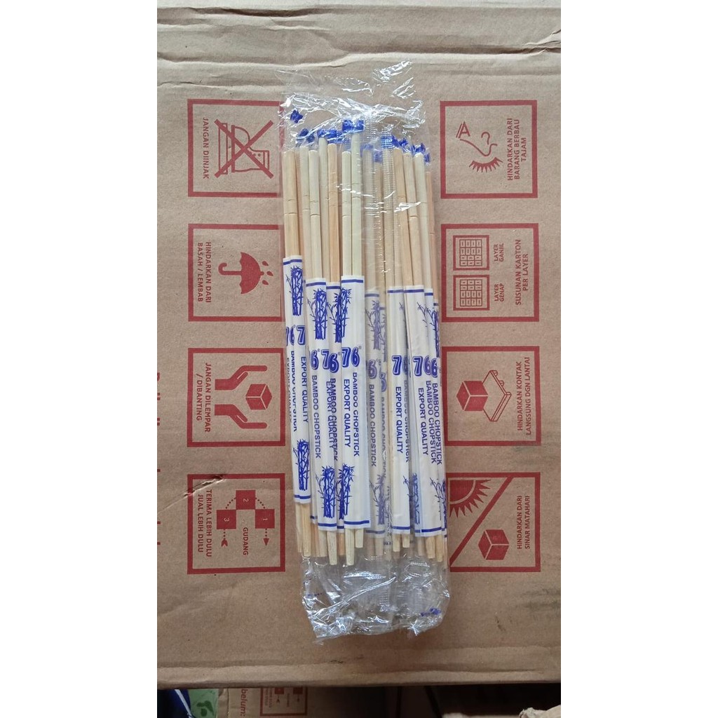 Sumpit Kayu Bambu Dimsum (Swan, 76, Panda, Koki Panda) 1 Bal 70 Pack Pasti Diskon