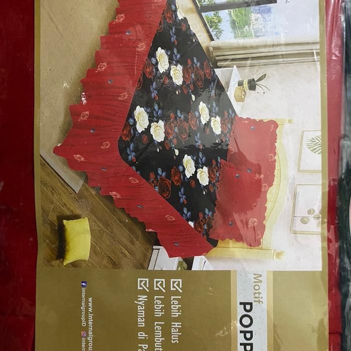 SPREI LADY ROSE RUMBAI/RIMPLE 6kaki 180x200cm