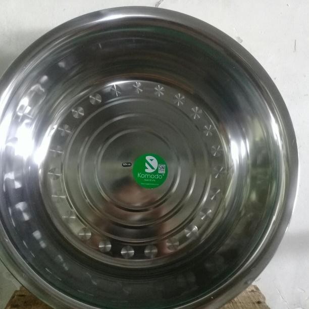 Baskom Stainless Steel 60cm komodo Baskom Besar Stainless 60 Cm